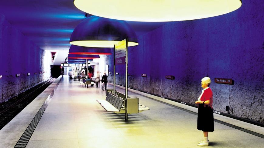 U-Bahnhof Westfriedhof, Foto: Baureferat