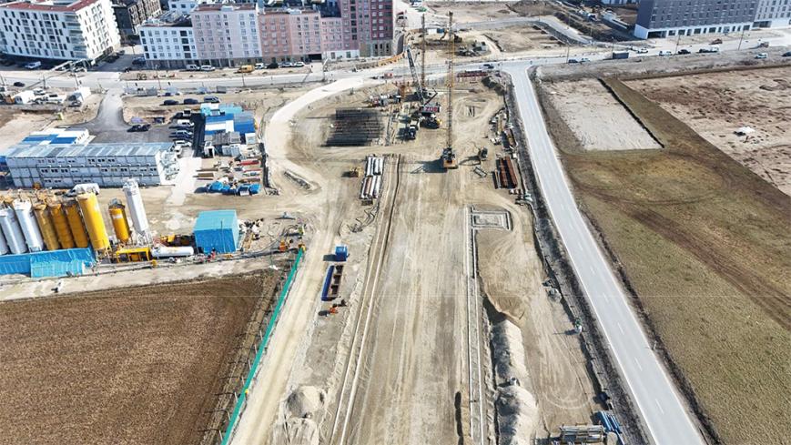 Blick Richtung Osten auf die Baustelle für dei Vorhaltemßanhamein Freiham; Quelle Baurefert/ Blick Richtung Osten auf die Baustelle für dei Vorhaltemßanhamein Freiham; Quelle Baurefert/